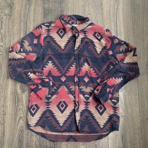 Bohemian Long Sleeve Button Up